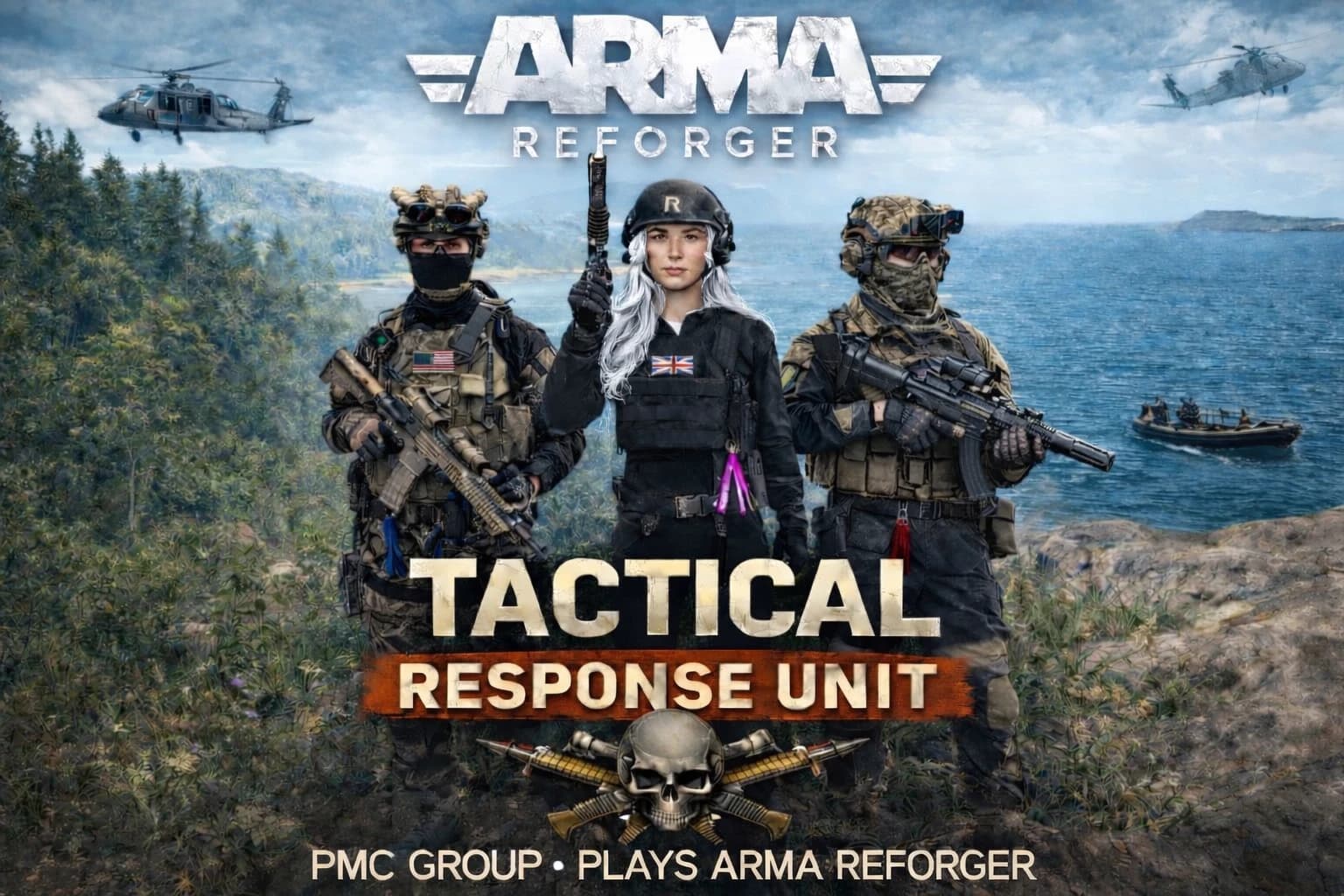 Tactical Response Unit milsim insignia