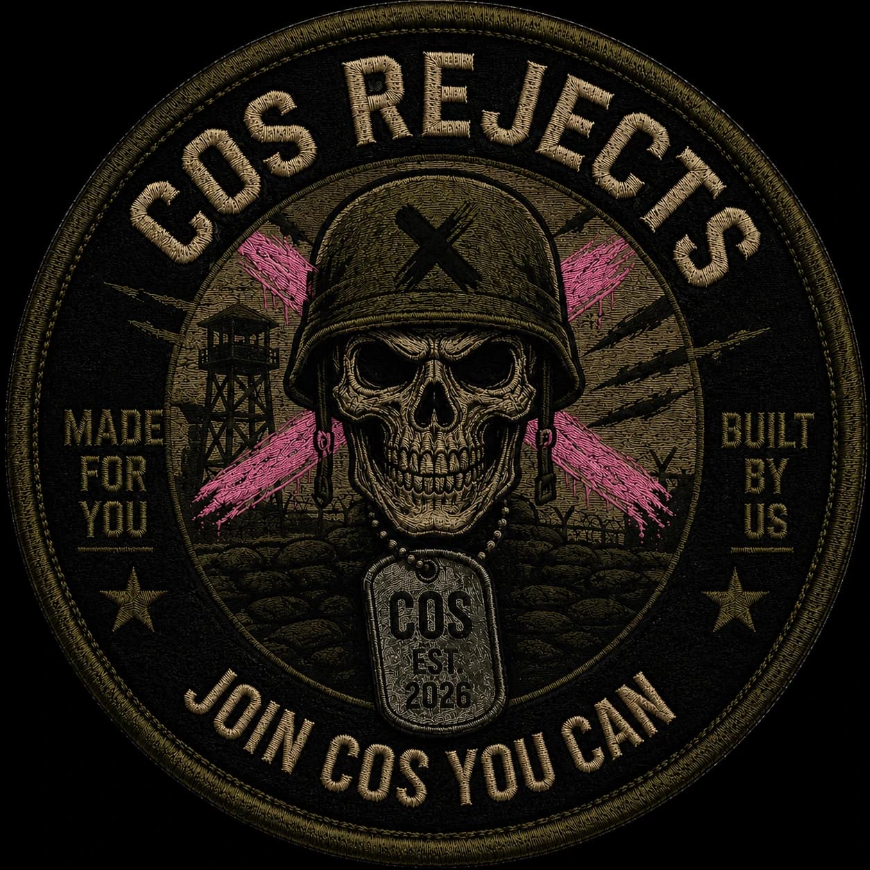 COS REJECTS insignia