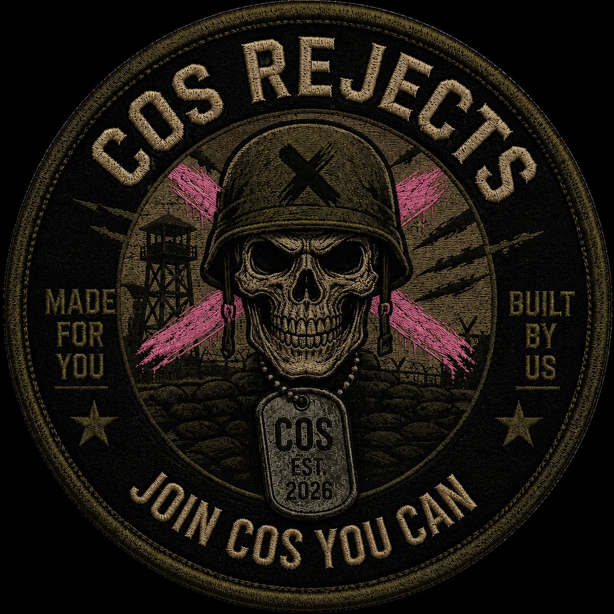 COS REJECTS insignia