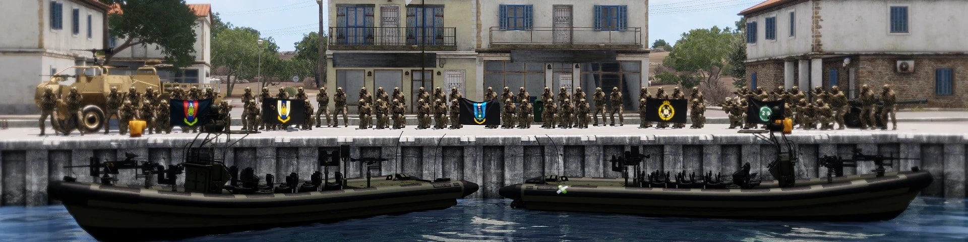 United Kingdom Commando Force banner