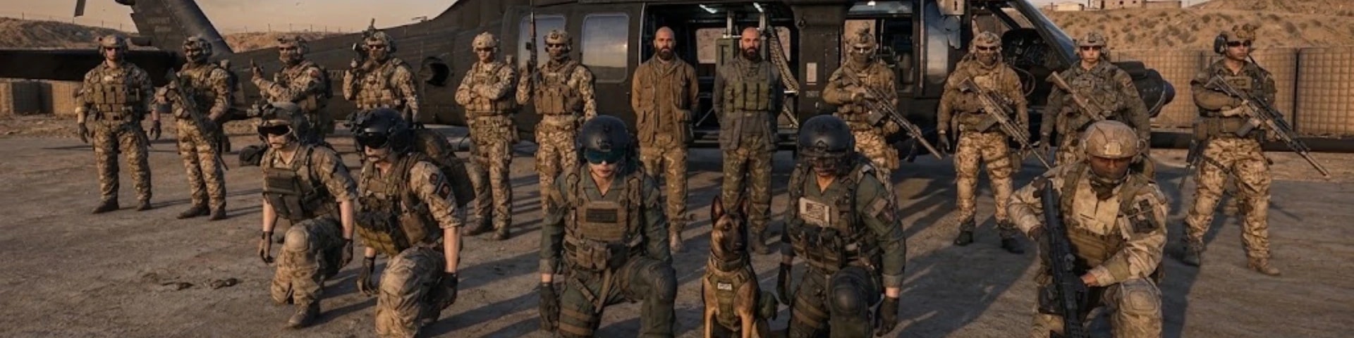 9th Marine expeditionary force (Rebel Dogs) banner