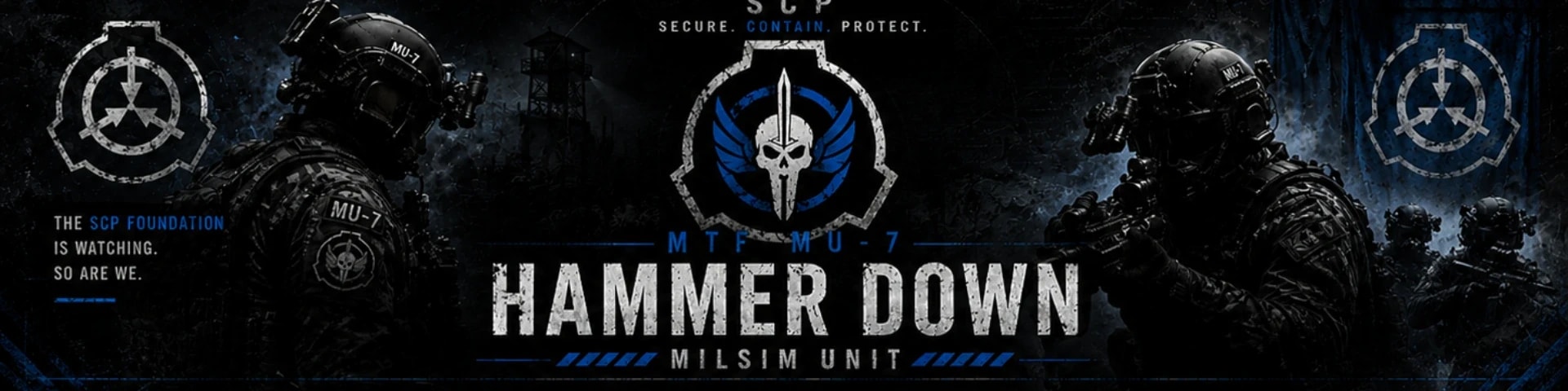 MTF NU-7 "Hammer Down" banner