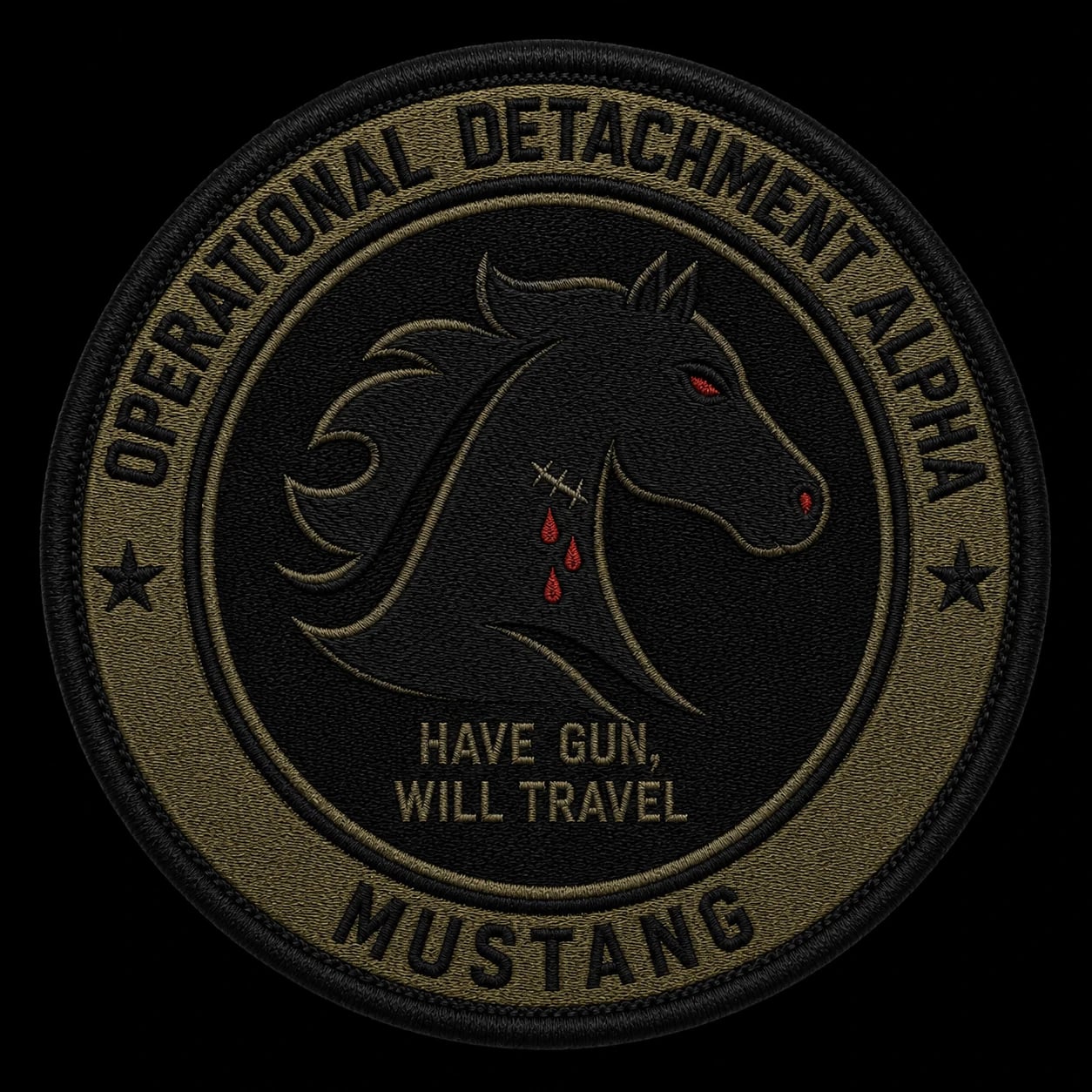 ODA Mustang insignia